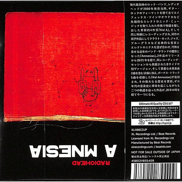Radiohead - Kid A Mnesia - 3 CDs  - HQ - Bonus Tracks - Hecho En Japón 2