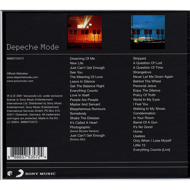 Depeche Mode – The Singles 81>98 - 3 Cds - Box Set - Hecho En Europa 2