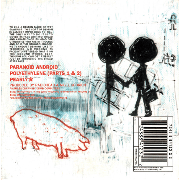Radiohead – Paranoid Android - Cd - Cardsleeve - Hecho En Europa 2
