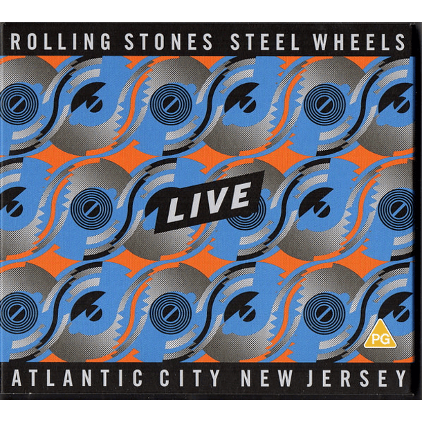 Rolling Stones – Steel Wheels Live Atlantic City New Jersey - Blu Ray + 2 Cds - Hecho En U.S.A. 1