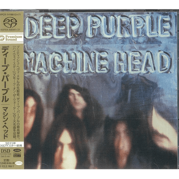 Deep Purple – Machine Head - SACD Super Audio Cd - Híbrido - Multicanal - Hecho En Japón - Nuevo Y Sellado 