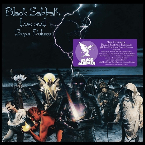 Black Sabbath – Live Evil - Super Deluxe - 4 Lps - Hecho En Alemania 1