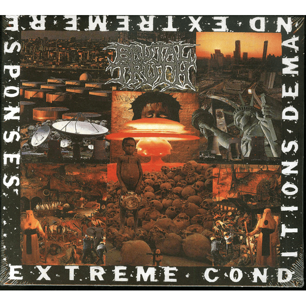 Brutal Truth – Extreme Conditions Demand Extreme Responses - Cd - Digipack - Hecho En U.K. 1