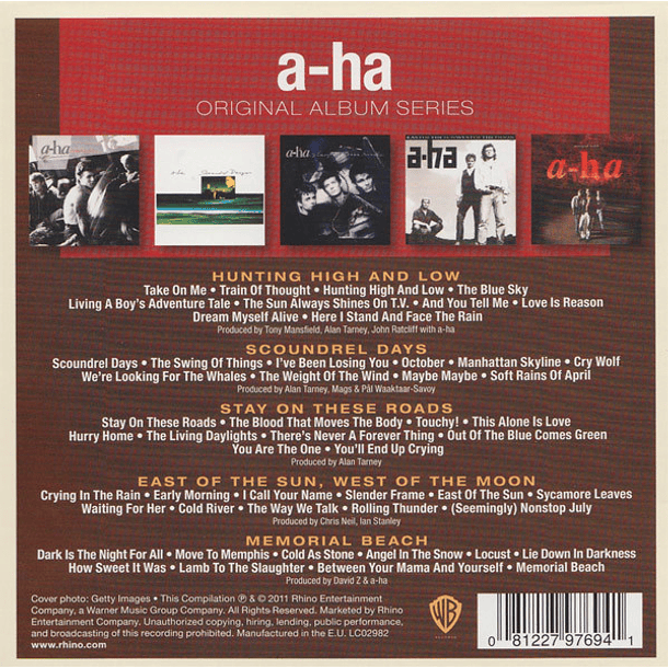 a-ha – Original Album Series - Set - 5 Cds - Hecho En Europa 2
