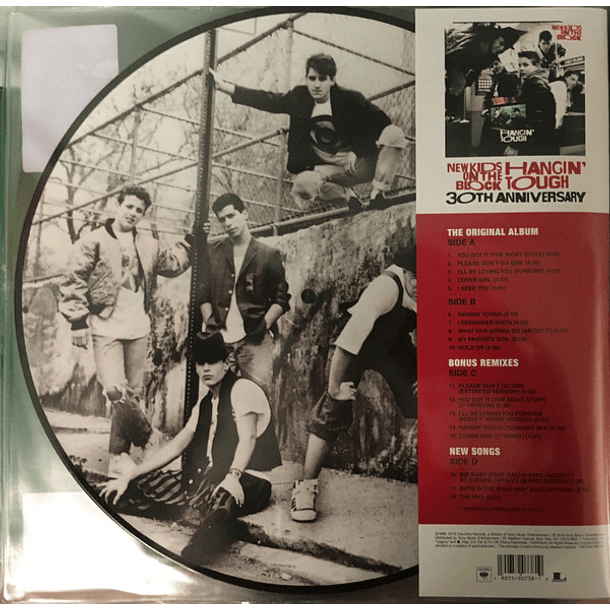New Kids On The Block ‎– Hangin' Tough -  2 Lps Picture Disc -  Hecho En U.S.A. 2