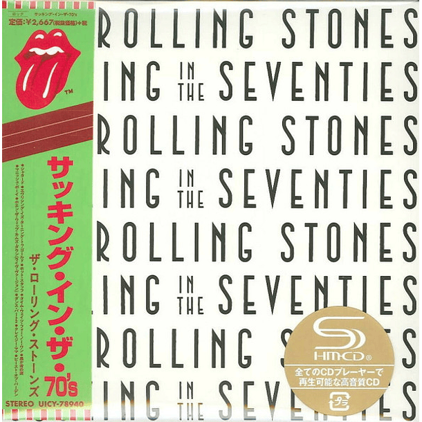 The Rolling Stones – Sucking In The Seventies - Shm Cd - Cd - Mini Lp - Hecho En Japón 1