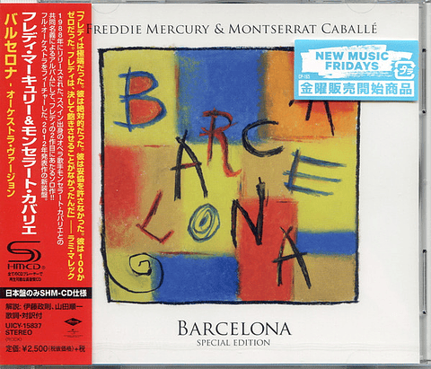 Freddie Mercury & Montserrat Caballé – Barcelona - Shm Cd - Cd - Hecho En Japón - Nuevo Y Sellado