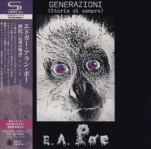 E.A. Poe – Generazioni (Storia Di Sempre) - Shm Cd - Cd - Mini Lp - Hecho En Japón
