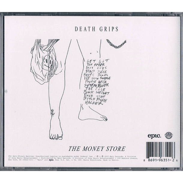 Death Grips – The Money Store - Cd - Caja Plástica 2