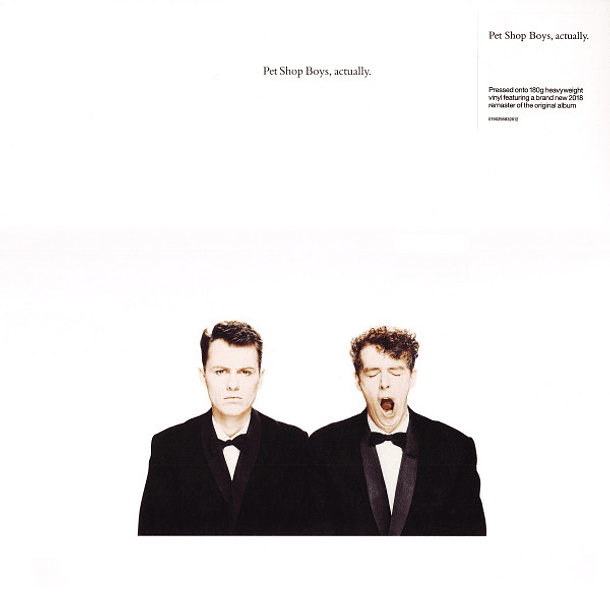 Pet Shop Boys – Actually - Lp - Remasterizado - 180 Gramos - Hecho En Alemania 1