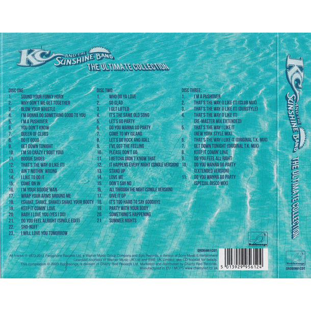 KC & The Sunshine Band – The Ultimate Collection - 3 Cds - Hecho En Europa 2
