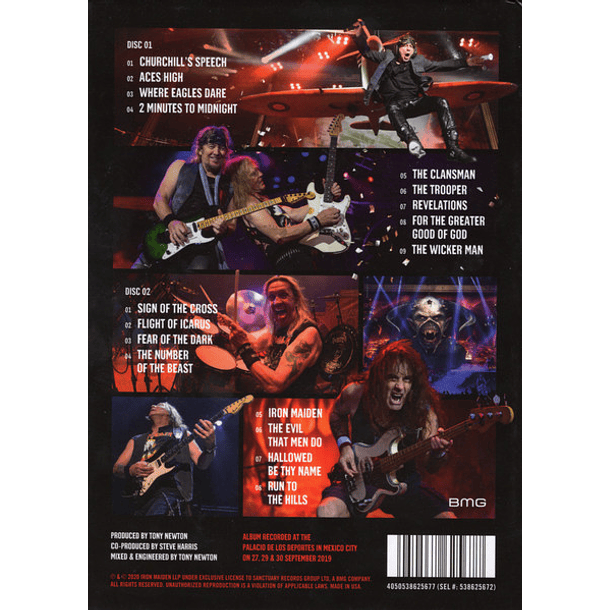 Iron Maiden – Nights Of The Dead, Legacy Of The Beast Live In Mexico City - 2 Cds - Deluxe Edition 2