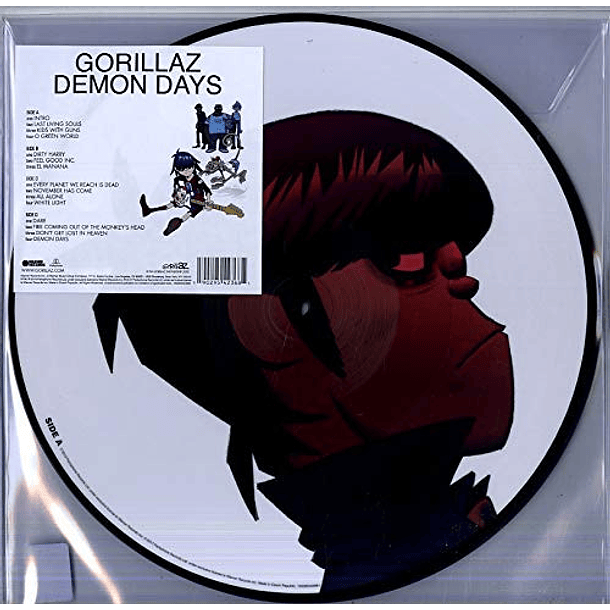 Gorillaz – Demon Days - 2 LPs - Picture Disc - Nuevo Y Sellado 