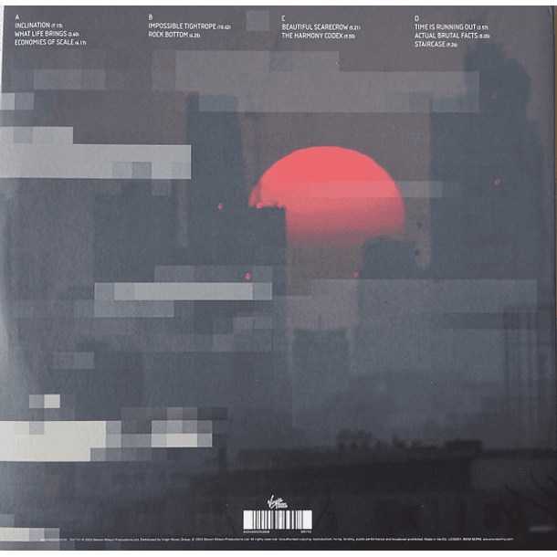 Steven Wilson – The Harmony Codex - 2 Lps - Color Naranjo - Hecho En Alemania 2