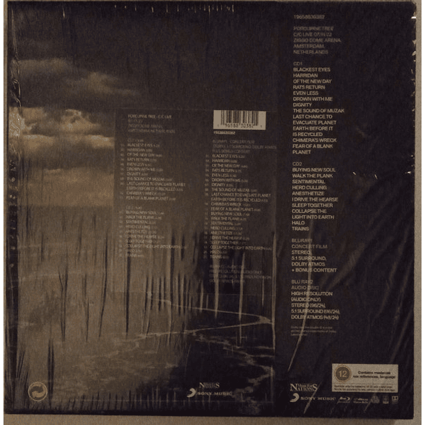 Porcupine Tree ‎– Closure / Continuation.Live. Amsterdam 07/11/22 - 2 Cds + Blu Ray Audio + Blu Ray Video + Libro 60 Páginas - Hecho En Europa 2