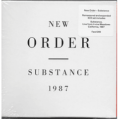 New Order – Substance - Set 4 Cds - Edición 2023 - Bonus Material - Hecho En Europa (Alemania)