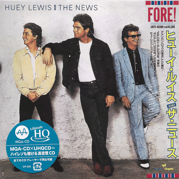 Huey Lewis And The News – Fore! - MQA-Cd - Ultimate HQ - Cd - Mini Lp - Bonus Tracks - Hecho En Japón 1