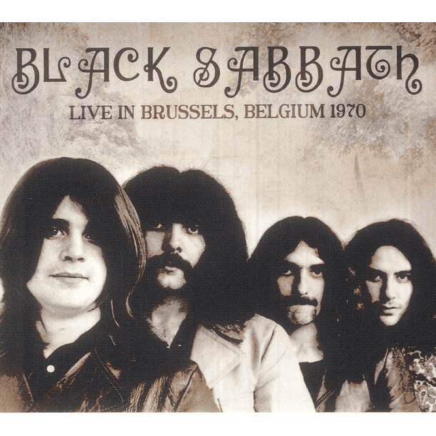 Black Sabbath - Live In Brussels, Belgium 1970 - Cd - Bootleg (Silver) 1