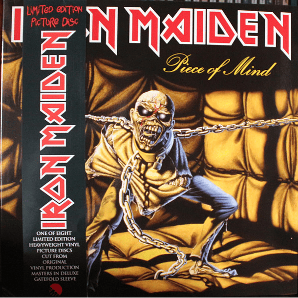 Iron Maiden ‎– Piece Of Mind - Lp - Picture Disc - Gatefold - Hecho En Europa (Edición 2012)  1