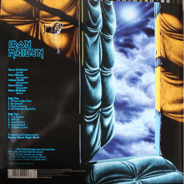 Iron Maiden ‎– Piece Of Mind - Lp - Picture Disc - Gatefold - Hecho En Europa (Edición 2012)  2