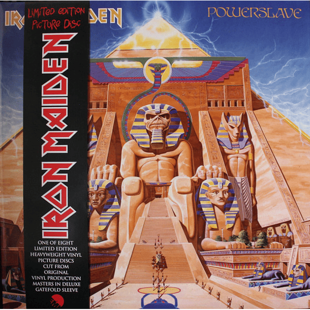 Iron Maiden – Powerslave - Lp - Picture Disc - Gatefold - Hecho En Europa (Edición 2013) 1