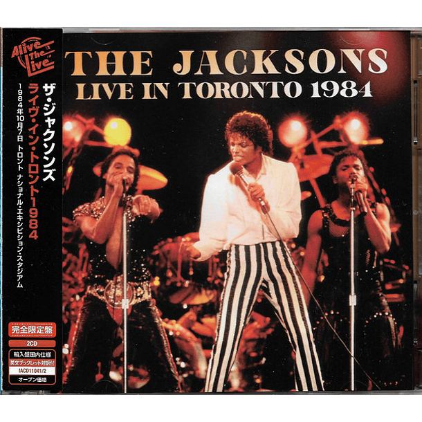 The Jacksons – Live In Toronto 1984 - 2 Cds - Bootleg (Silver) - Hecho En Taiwán 1