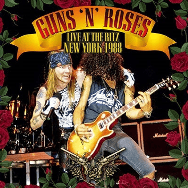Guns N` Roses - Live At The Ritz New York 1988 - Cd - Bootleg (Silver) - Hecho En Taiwán 