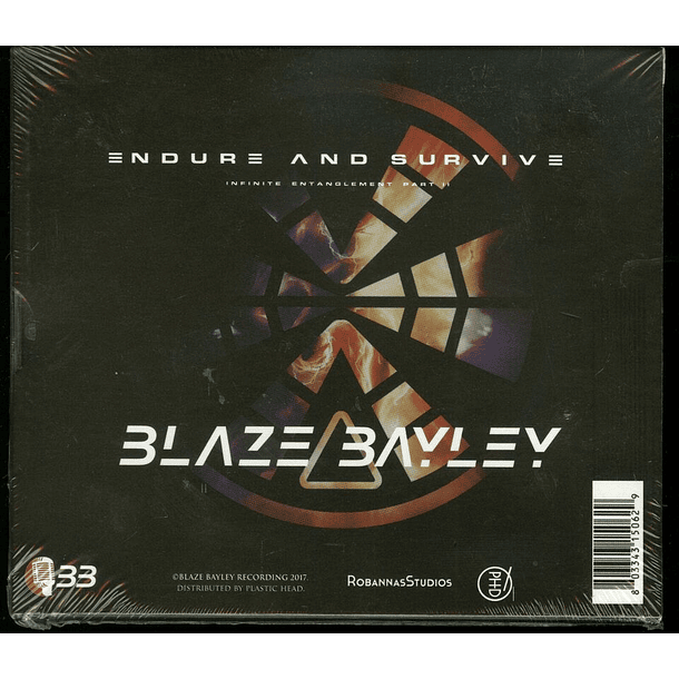 Blaze Bayley – Endure And Survive (Infinite Entanglement Part II) - Cd - 2