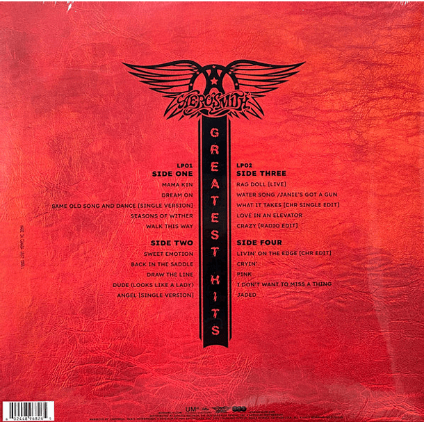 Aerosmith – Greatest Hits - 2 Lps - Expanded Edition - Hecho En U.S.A. 2