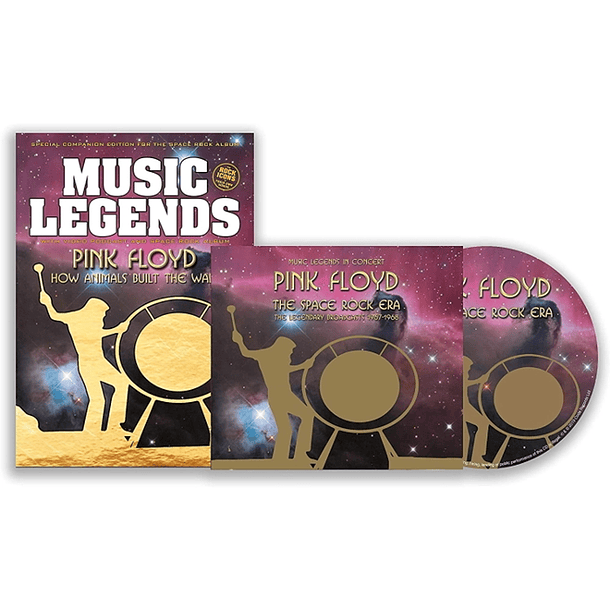 Pink Floyd – The Space Rock Era - Cd + Revista -  Bootleg (Silver) - Hecho En Europa 