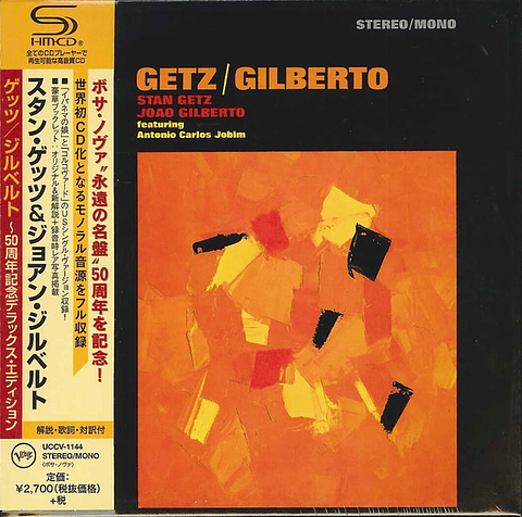 Stan Getz, João Gilberto – Getz / Gilberto - Shm - Cd - Mini Lp - Hecho En Japón - Nuevo Y Sellado