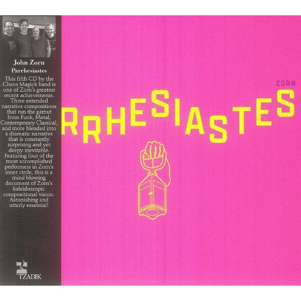 John Zorn – Parrhesiastes - Cd - Digipack - Hecho En U.S.A. 