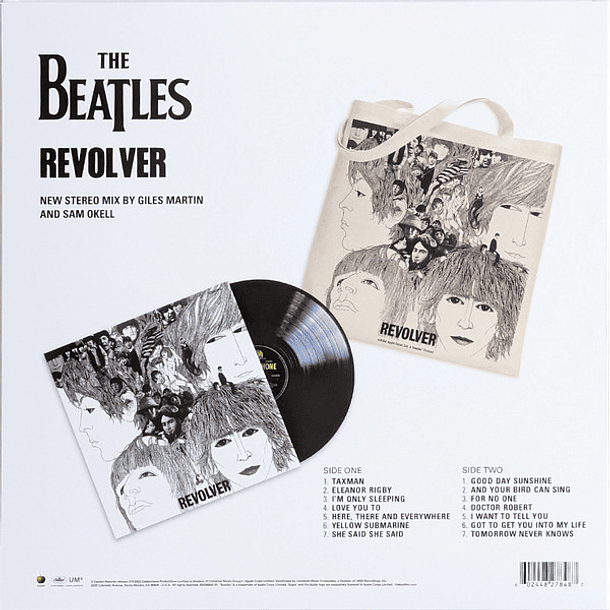 The Beatles – Revolver - New Stereo Mix By Giles Martin And Sam Okell - Set Vinilo + Bolso De Mano - Edición Remasterizada 2