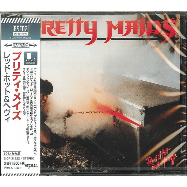 Pretty Maids – Red, Hot And Heavy - Blu Spec - Cd -  Hecho En Japón 1
