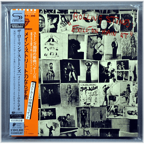 The Rolling Stones – Exile On Main St. - Shm - Cd - Mini Lp - Hecho En Japón 1