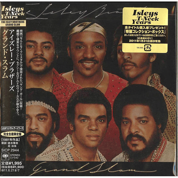 The Isley Brothers – Grand Slam - Cd - Mini Lp - Hecho En Japón 1