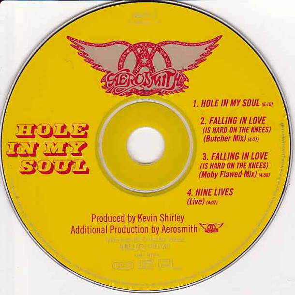 Aerosmith – Hole In My Soul - Cd Single - Hecho En Austria - Usado En Excelente Estado 2