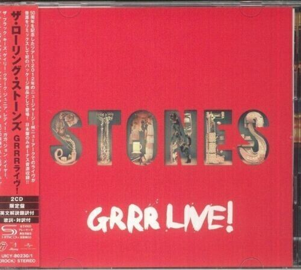 The Rolling Stones – Grrr Live! - 2 Cds - Shm-Cd - Bonus Tracks - Hecho En Japón - Nuevo Y Sellado 1