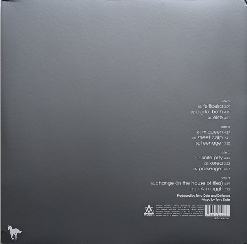 Deftones – White Pony - 2 LPs Vinilo - Hecho En U.S.A. - Nuevo Y Sellado 2