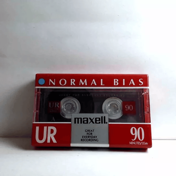 Cassette Virgen Maxell UR 90 - 90 Minutos - Nuevo Y Sellado 