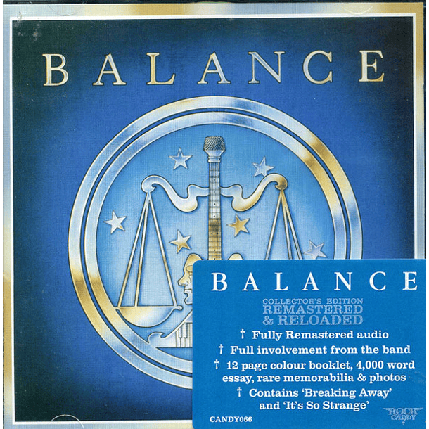 Balance - Balance - Cd - Remasterizado - Hecho En Europa - Nuevo Y Sellado 