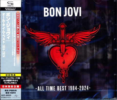 Bon Jovi – All Time Best 1984-2024 - Shm Cd - Cd - Hecho En Japón - Nuevo Y Sellado