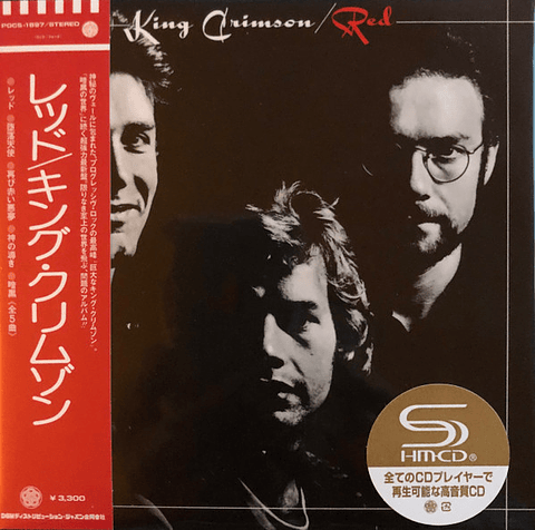 King Crimson – Red - Shm-Cd - Steven Wilson Stereo Mix - Cd - Mini Lp - Hecho En Japón - Nuevo Y Sellado