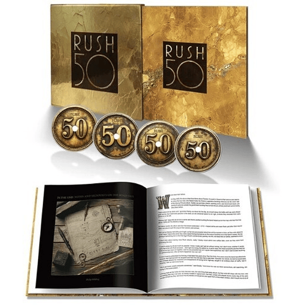 Rush – Rush 50 - Box Set - 4 CDs - Nuevo Y Sellado 