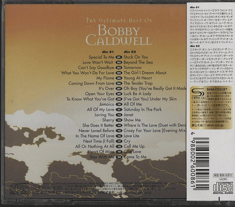 Bobby Caldwell – The Ultimate Best Of - Shm Cd - 2 CDs - Hecho En Japón - Nuevo Y Sellado