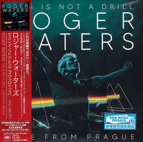 Roger Waters - This Is Not A Drill - Live From Prague - 2 CD + Blu Ray - Empaque 7" - Hecho En Japón - Nuevo Y Sellado -