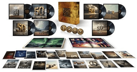 Rush – Rush 50 - Box Set - 4 CDs + 7 LPs - Deluxe Edition - Nuevo Y Sellado