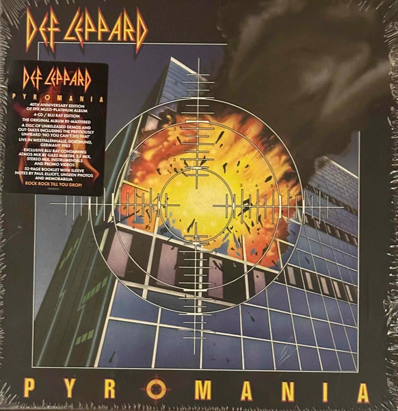 Def Leppard – Pyromania - 4 CDs + Blu Ray - Hecho En Alemani