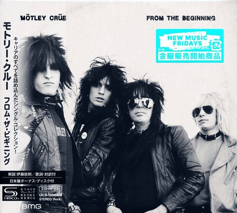 Mötley Crüe – From The Beginning - Shm-Cd  2 CDs - Digipack - Hecho En Japón - Nuevo y Sellado