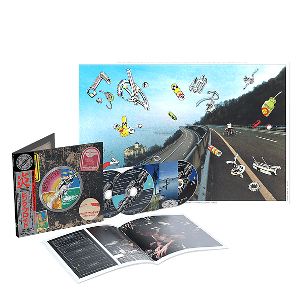 Pink Floyd - Wish You Were Here - 50th Anniversary Commemorative - 2CD + Blu-Ray - Limited Edition - Mini LP - Carátula 7 Pulgadas - Hecho En Japón - Nuevo Y Sellado 